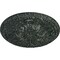 Ekena Millwork Amelia Ceiling Medallion (Fits Canopies up to 2 3/8"), 19 5/8"OD x 3/4"P, Painted Turtle Crackle CM20AMPTC - alternate 3